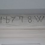 Jahreszahl am Haus Durst in der Alenbergstraße, 2012