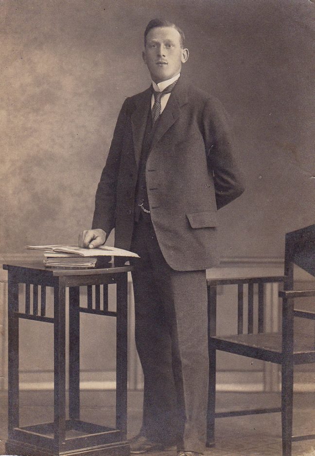 Porträt von August Zepf, 1929 Löffingen damals