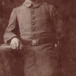 Franz Schweizer als Soldat im Ersten Weltkrieg, ca. 1916-1918