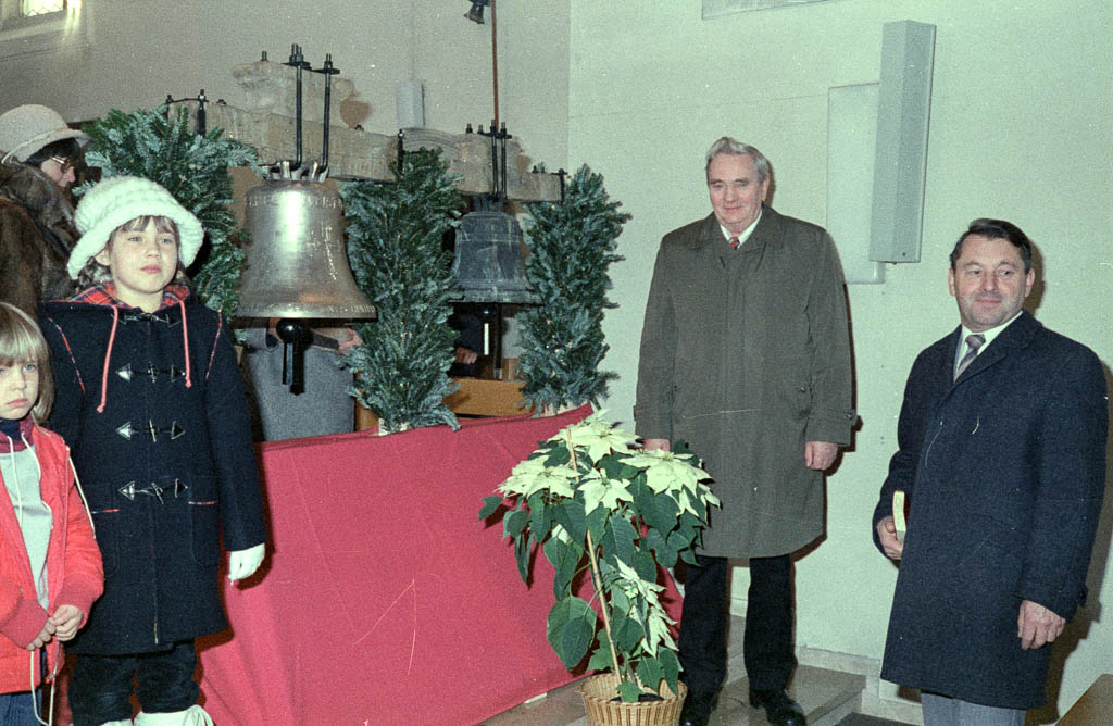 Glockenweihe für die Kirche Witterschneekreuz, Januar 1982