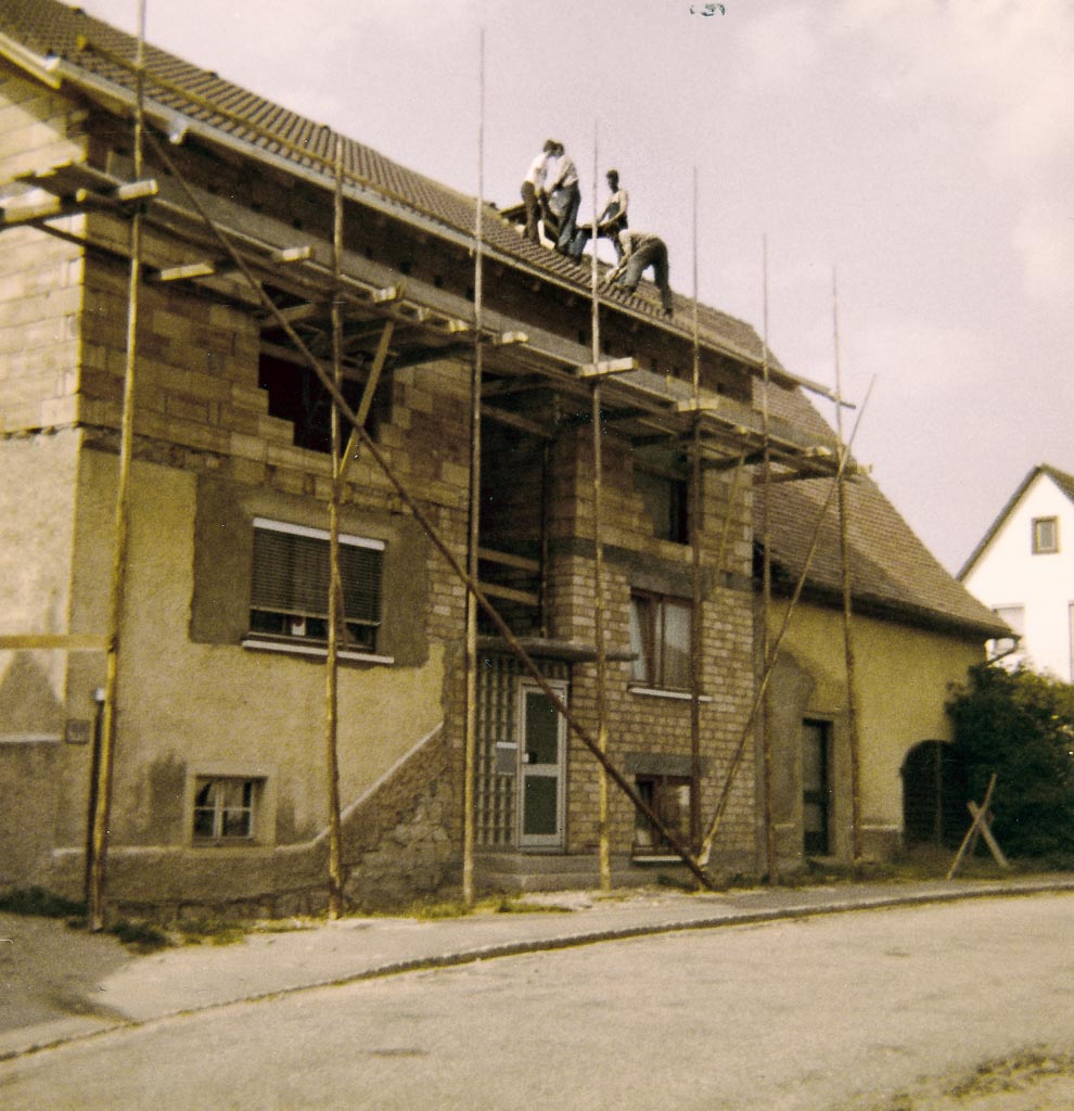 Umbau des Hauses Egle in der Alemannenstraße, 1977