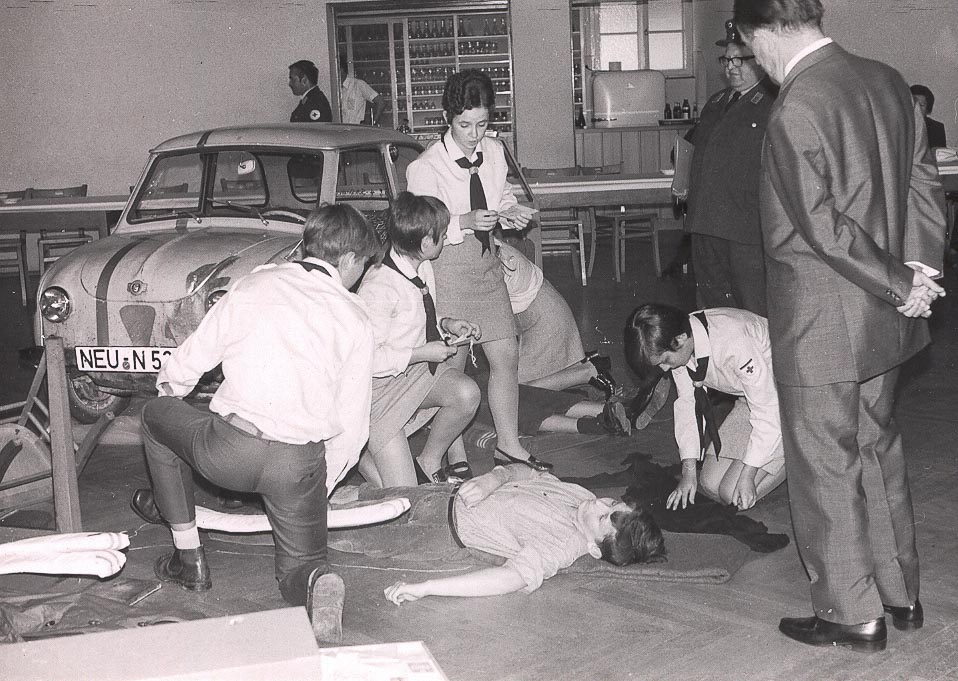 DRK-Übung in der Festhalle, 1967
