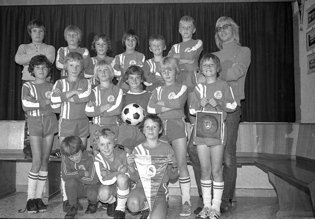 E-Jugend des Fußballclub, Juli 1973