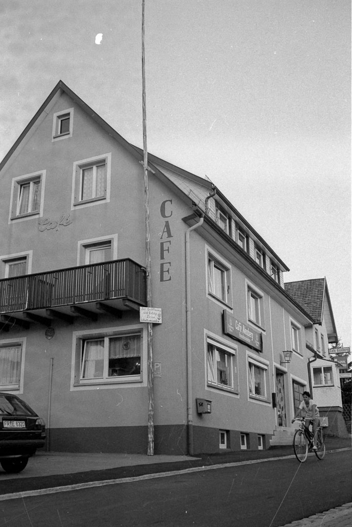Café Alenberg in der Alenbergstraße, 1987