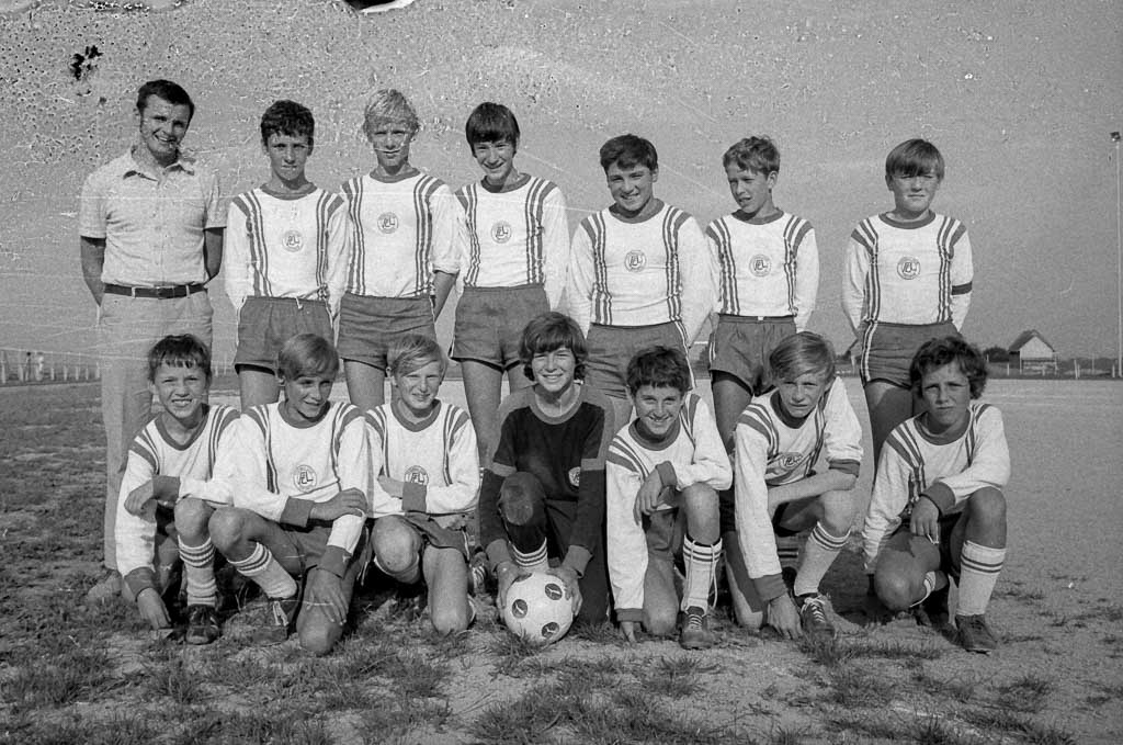 Jugendmannschaft des Fußballclub, ca. 1970
