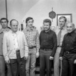 Vorstand des Fußballclub im Gasthaus »Ochsen«, 1980