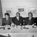 Vorstand der Stadtmusik im Gasthaus »Pilgerhof«, 1974