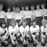 Damenmannschaft des Kegelvereins, 1986