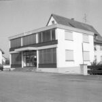 Firmengebäude Studer in der Bahnhofstraße, April 1993