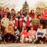 Klasse 10d der Realschule mit Lehrer Grünsteidl, 1983
