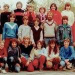 Klasse 9a der Realschule mit Lehrer Büchele, 1983