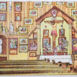 Innenraum der Kapelle Witterschneekreuz, ca. 1898