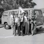 2 Fotos: Jugenrotkreuz beim Musikfest, Juni 1974