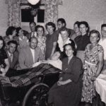 2 Fotos: Klassentreffen des Jahrgangs 1913/14, 1953